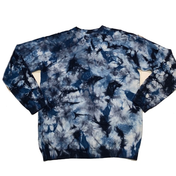 Scotch & Soda Men's Blue Tie-Dye Sweater - Picture 3 of 3